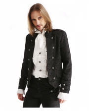 Victorian brocade jacket men black