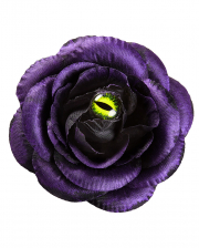 Rosen Haarspange mit Katzenauge