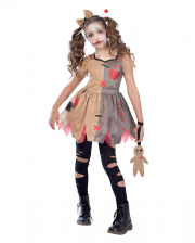 Voodoo Puppe Mädchenkostüm