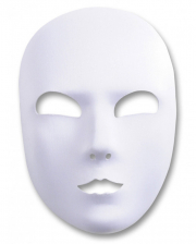 White satin Face mask 