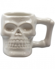 White Skull Cup 13cm 