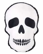White Skull Pillow 