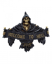 Reaper Türschild Welcome to Hell 