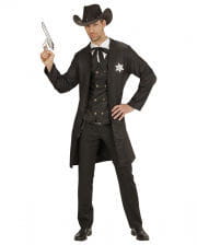 Western Sheriff Costume 4 Pieces 