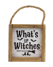 Halloween Wandbild "What´s up Witches" 15cm 
