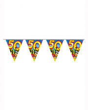 Geburtstagsgirlande Swirls 50 Jahre 
