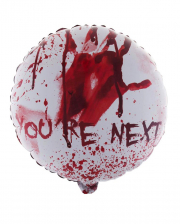 "You Are Next" Bloodlust Foil Balloon 46cm 