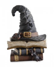 Magic Books With Witch Hat Decorative Figure 30cm 