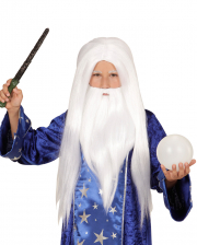 Magic Wig With White Beard For Children 