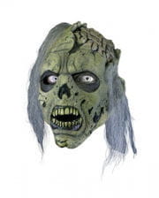 Zombie mit offenem Schädel Maske