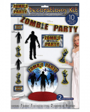 Zombie Party Dekoration Set 10 tlg 