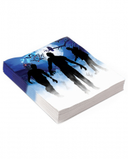 Zombie Party Motif Napkins 16 Pieces