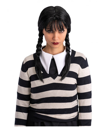 Damen-Perücke "Pummelfee" Mit Blume - 100% Polyester, Bunt, Für Karneval & Kostümpartys