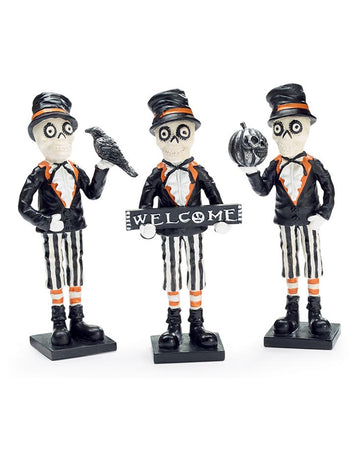 Halloween-Tischdekoration Bewegliches Skelett Im Sarg – Gruselig & Lustig, 30,5 Cm, Deko