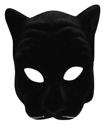 DRESS ME UP Hasen-Maske Schwarz – Halbmaske Mit Langen Ohren Für Halloween & Karneval