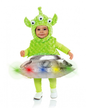 Alien & Ufo With LED's Toddler Costume 
