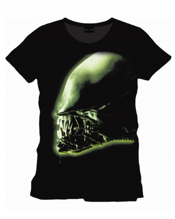 Alien Kopf Film T-Shirt 