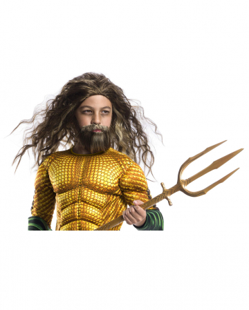 Aquaman Children's Wig And Beard 