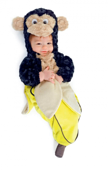 Baby-Monky in Bananenschale 