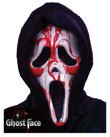 Blutende Scream Maske 
