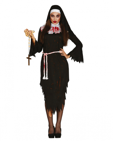 Zombie Klosterschwester Kostüm One Size