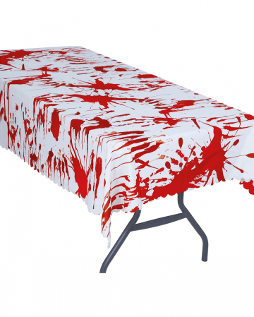 Tischdecke mit Blutspritzern 177x134cm 