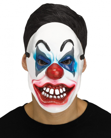 Verrückter Clown Halbmaske 