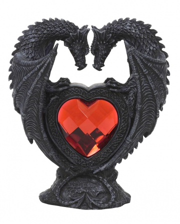 Dragon Couple With Red Heart 