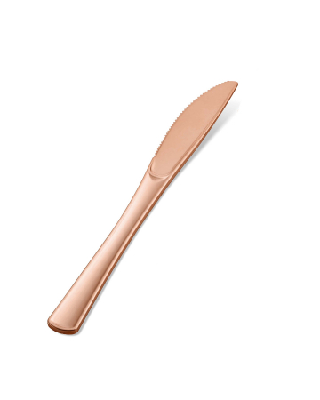 Rose Gold Disposable Knife 12 Pcs. 