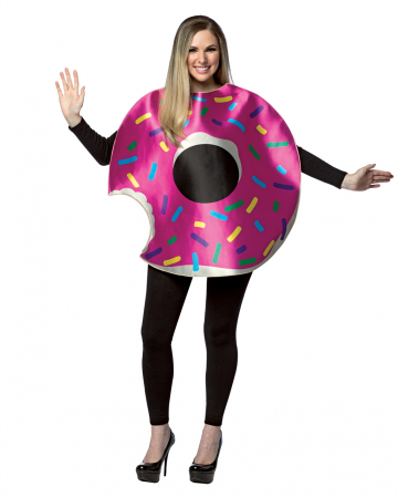 Strawberry Donut Costume With Bite 