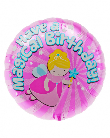 Magical Birthday Folienballon Fee 