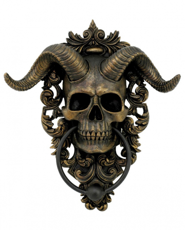 Horned Diabolus Door Knocker 