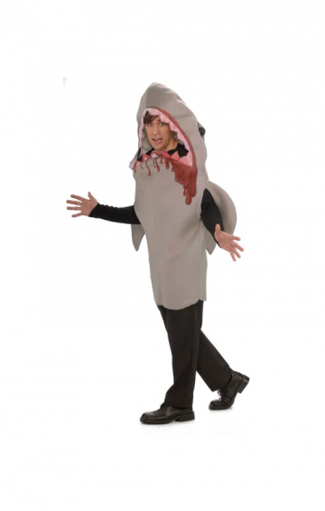 Blutiges Haifisch Kostüm 