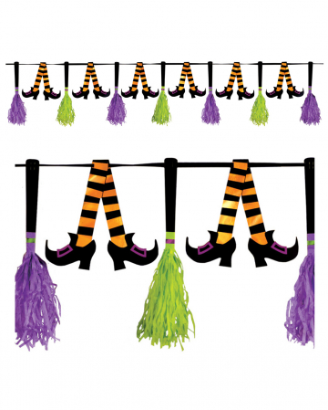 Halloween Garland With Witch Motive 300 Cm 