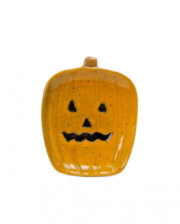 Halloween Pumpkin Teller Gelb 17 cm 