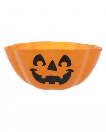 Halloween Bowl With Pumpkin Face 
