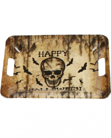 Happy Halloween Tray Skull 