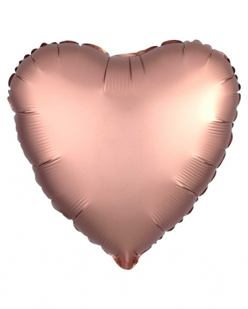 Heart Foil Balloon Rose Gold 