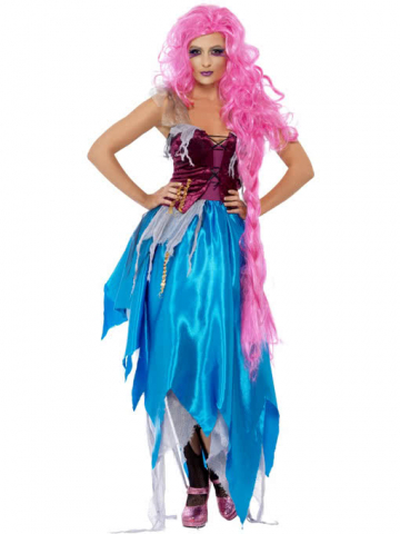 Verführerisches Aqua Girl Kostüm S