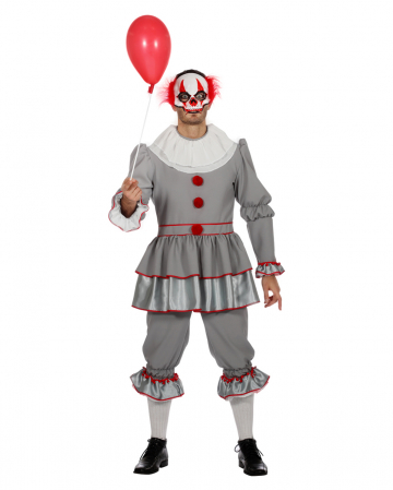 Horror Clown Men Costume 