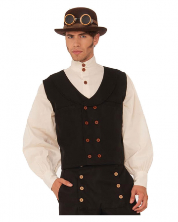 Steampunk vest with buttons Standard