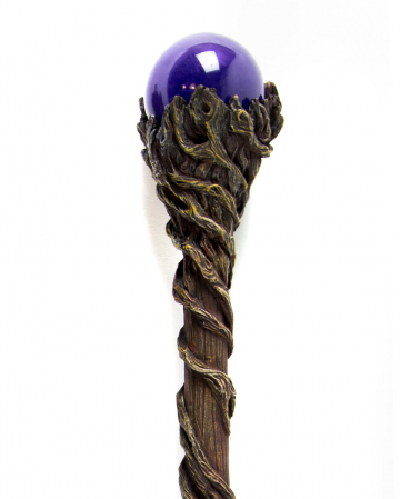 Wand with purple glass ball 170 cm 