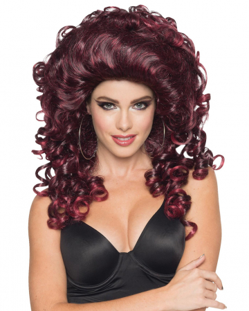 Jersey Housewife Wig Burgundy 