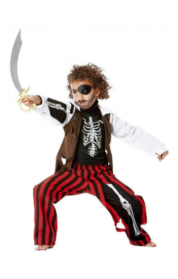 Skeleton Pirate Child Costume 