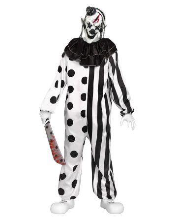Killer Clown Teenager Costume One Size