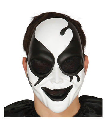Set Mit 2 Clown-Masken & Hut – Gruselig, Für Halloween & Kostümpartys, Inkl. Zubehör (Stil 2)