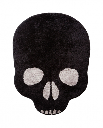  Deko Totenkopf ''Golden Death Punk'' - Goldener Totenschädel mit  Irokese Frisur - Skull Figur Punk Dekoration