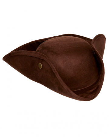 Imitation Leather Tricorn Brown 