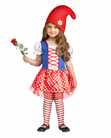 Little Miss Gnome Child Costume 