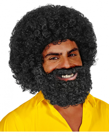 Curly Wig Jerome With Beard 